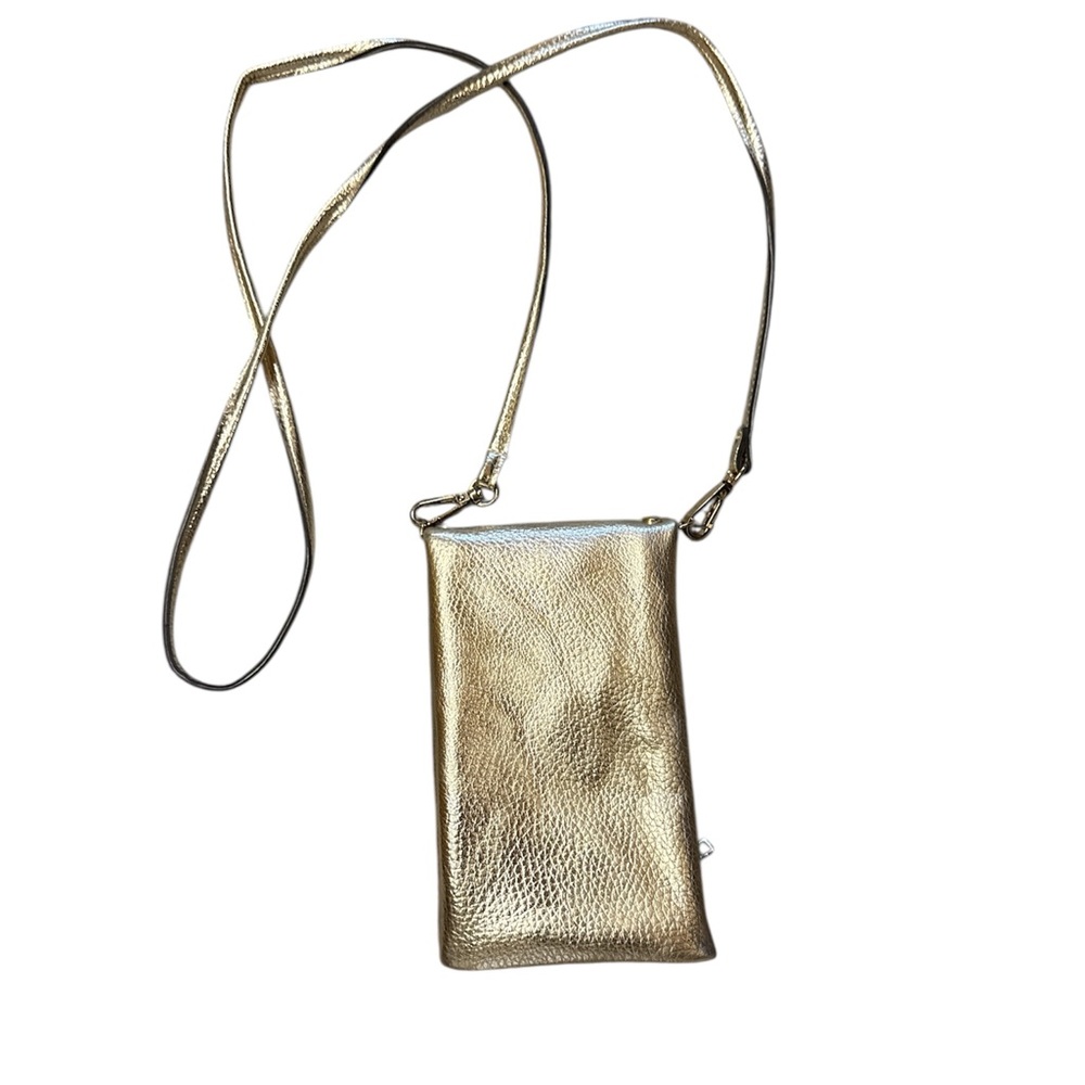 Gold Crossbody Wallet bag